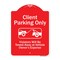 Signmission Client Parking Violators Will Be Towed Away Owner Expense Aluminum Sign, 18" L, 24" H, RW-1824-9988 A-DES-RW-1824-9988 - alternate 1
